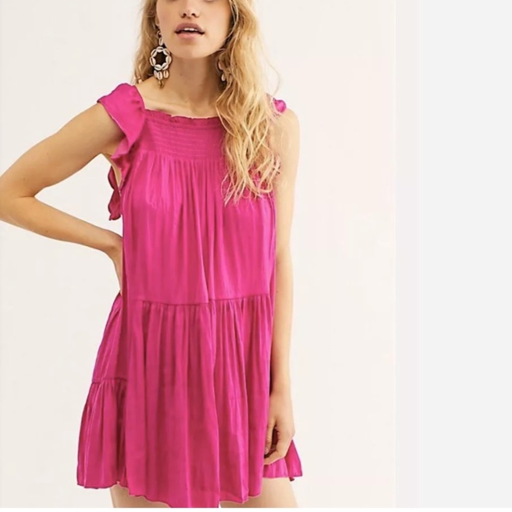 Free people want your love mini dress